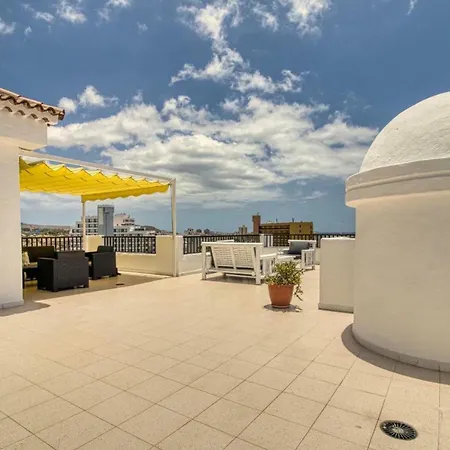 Apartment Penthouse Con Vistas Al Mar, Terraza, Jacuzzi Y Piscina En Playa Fanabe Costa Adeje (Tenerife)