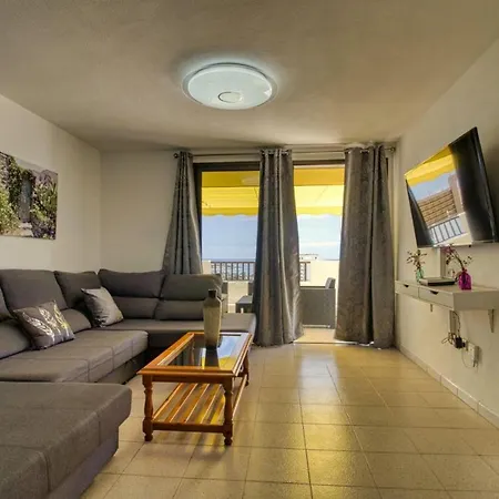 Penthouse Con Vistas Al Mar, Terraza, Jacuzzi Y Piscina En Playa Fanabe *