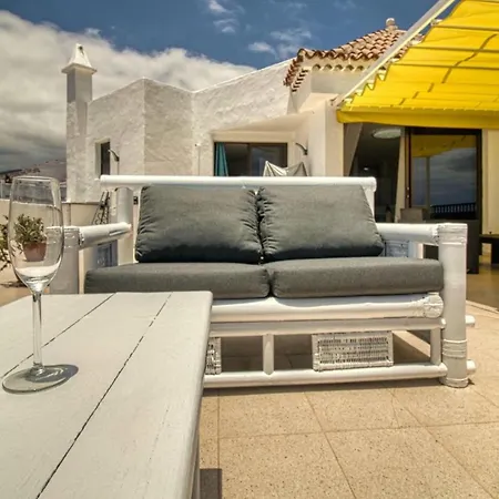 Lejlighed Penthouse Con Vistas Al Mar, Terraza, Jacuzzi Y Piscina En Playa Fanabe *